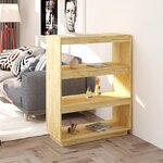 vidaXL Bibliothèque/Séparateur de pièce 80x35x103cm bois de pin massif