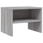 vidaXL Tables de chevet 2 Pièces Sonoma gris 40x30x30cm Bois d'ingénierie