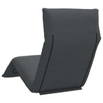 vidaXL Chaise longue pliante anthracite 175x54x8 5 cm tissu oxford