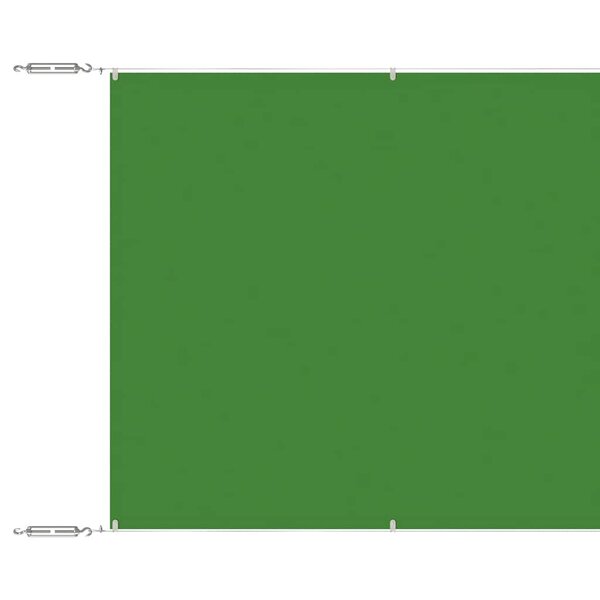 vidaXL Auvent vertical Vert clair 100x600 cm Tissu oxford