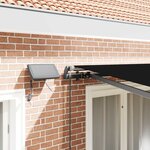 vidaXL Auvent Rétractable Noir 300 x 250 cm tissu