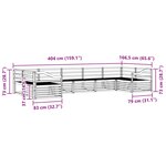 vidaXL Ensemble de canapés d'extérieur 7 pc Naturel