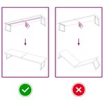 vidaXL Dessus de table bois massif non traité bordure assortie
