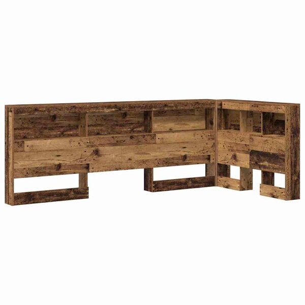 vidaXL Tête de lit de rangement Bois Ancien 100 cm Bois d'ingénierie