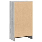 vidaXL Bibliothèque sonoma gris 40x24x76 cm bois d'ingénierie