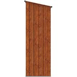 vidaXL Cabanons de jardin Marron 203 5 x 73 x 200 cm Métал