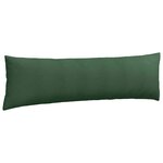 vidaXL Coussins de canapé 2 Pièces Vert foncé 145 x 40 cm