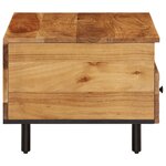 vidaXL Table basse 80x54x40 cm bois massif d'acacia