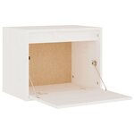 Vidaxl meubles tv 3 pièces blanc bois massif de pin