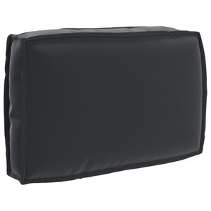 vidaXL Coussin de palette pour dossier Noir 60x40x12 cm Tissu Oxford