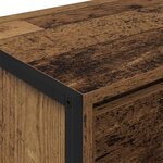 vidaXL Meuble TV Bois Ancien 100 x 36 x 49 5 cm Bois d'ingénierie