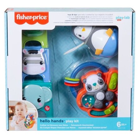 Fisher-price - coffret je découvre mes mains 3 jouets d'éveil