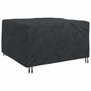 vidaXL Housse pour mobilier d'extérieur Noir 150 x 150 x 75 cm 600D