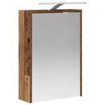 vidaXL Armoire Miroir de Salle de Bain Bois ancien 43 x 16 x 62.5 cm