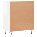 vidaXL Buffet blanc brillant 57x35x70 cm bois d'ingénierie