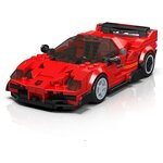 Mould King 27078 - F4T LM Concept car avec vitrine de présentation