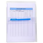 Sachet De 2 Pochettes Adhésives À Soufflet - Pp Haute Qualité 20/100e - A4 - Cristal - X 10 - Exacompta