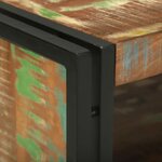 vidaXL Table basse Multicolore 90 x 50 x 38 cm Bois Recyclé Solide