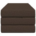vidaXL Canapé-lit pliable 120 x 67 x 45 cm Taupe