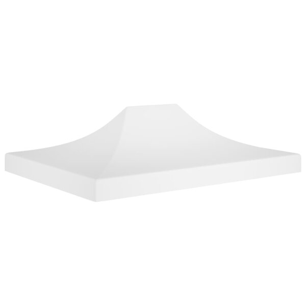 vidaXL Toit de tente de réception 4 5x3 m Blanc 270 g/m²