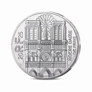 Notre-Dame de Paris - Monnaie de 10€ Argent