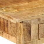 vidaXL Table de Toilette avec tiroir Marron 100 x 40 x 120 cm