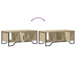 vidaXL Table basse chêne sonoma 100x51x40 cm bois d'ingénierie