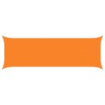 vidaXL Voile d'ombre Orange 6 x 2 m 100   polyester Oxford
