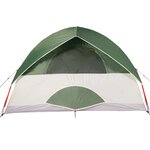 vidaXL Tente familiale à dôme 6 personnes vert imperméable