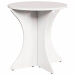 vidaXL Table basse 2 Pièces Blanc Bois massif en pin