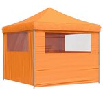 vidaXL Tente de fête 292 x 292 x 315 cm Orange Tissu Oxford