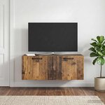 vidaXL Meuble TV mural Bois ancien 78 5 x 31 x 30 cm Bois d'ingénierie