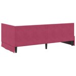 vidaXL Cadre de lit d'angle avec matelas 2 Pièces Vert Velours