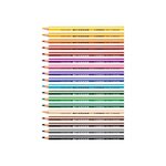 Etui de 18 crayons de couleur trio large + taille crayon stabilo