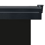 vidaXL Auvent latéral de balcon 175x250 cm noir