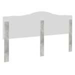 vidaXL Tête de lit Gris béton 200 cm Bois d'ingénierie