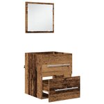 vidaXL Cabinet de salle de bain 41 x 38.5 x 48 cm Bois d'ingénierie