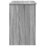 vidaXL Bureau Sonoma gris 90 x 49.5 x 75 cm Bois d'ingénierie