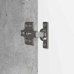 vidaXL Buffet Gris béton 33 x 34 5 x 90 cm Bois d'ingénierie