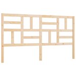 vidaXL Tête de lit 206x4x104 cm Bois massif de pin