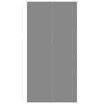 vidaXL Bâche de piscine gris clair 500x250 cm géotextile polyester