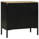 vidaXL Buffet avec tiroir 70 x 35 x 70 cm Bois de manguier massif