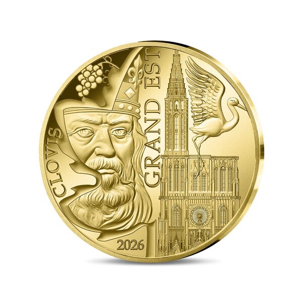 Collection des régions - Grand Est Monnaie de 5€ Or 1/2g