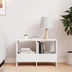 vidaXL Étagère à magazines Blanc 68 5 x 30 x 45 cm