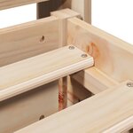 vidaXL Cadre de lit sans matelas 120x190 cm bois de pin massif