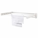 Leifheit étendoir mural telegant plus 70 blanc 83201