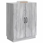 vidaXL Buffet Sonoma gris 66 x 34 5 x 87 cm Bois d'ingénierie