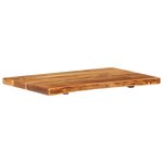 vidaXL Dessus de meuble-lavabo de salle de bain Acacia 80x52x3 8 cm