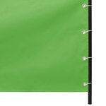 vidaXL Écran de balcon Vert clair 100x240 cm Tissu Oxford