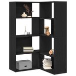 vidaXL Armoire 2 Pièces Chêne noir 85 x 85 x 140 cm Bois d'ingénierie
